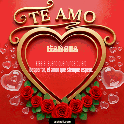 GIF de Izabella - Te Amo