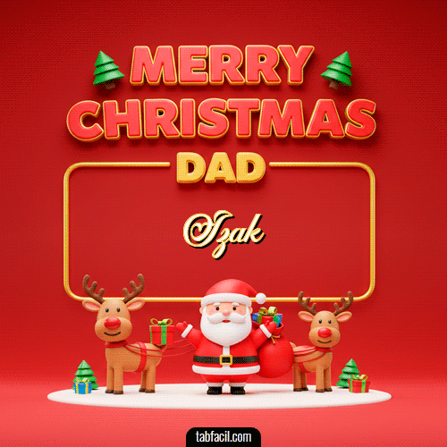 Feliz Navidad Izak GIF