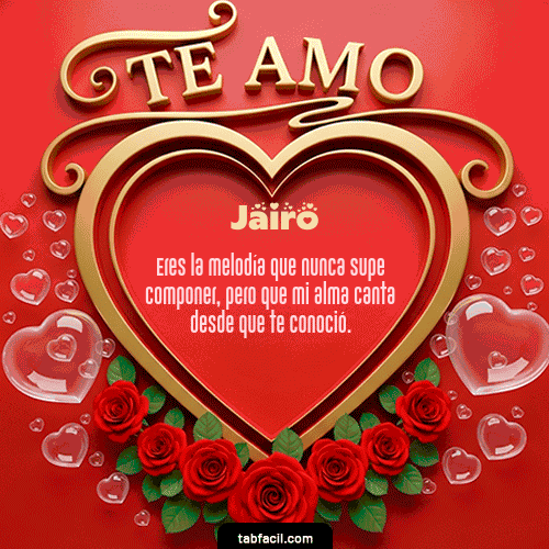 GIF de Jairo - Te Amo