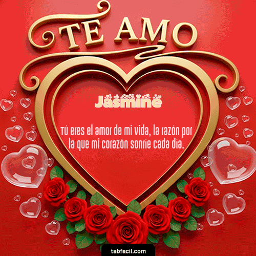 Feliz Dia Amor Jasmine GIF