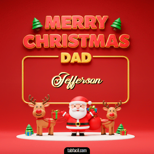 Feliz Navidad Jefferson GIF