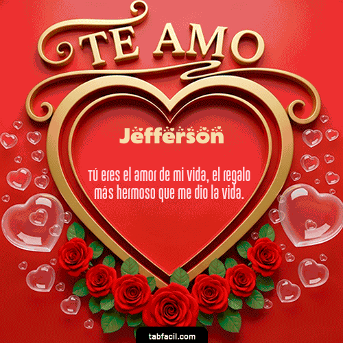 Feliz Dia Amor Jefferson GIF