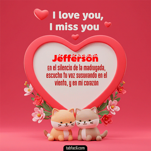 Feliz Dia Amor Jefferson GIF