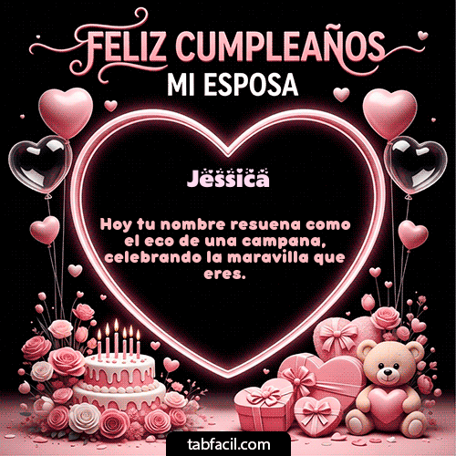 Feliz Cumpleaños Jessica GIF