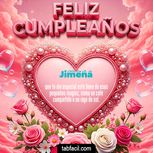 Feliz Cumpleaños Jimena GIF