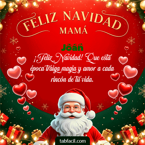 Ver GIF de Feliz Navidad Mamá GIF de Joan - Feliz Navidad Mamá