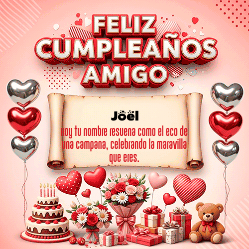 Feliz Cumpleaños Joel GIF
