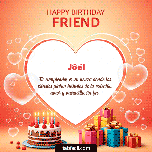 Feliz Cumpleaños Joel GIF