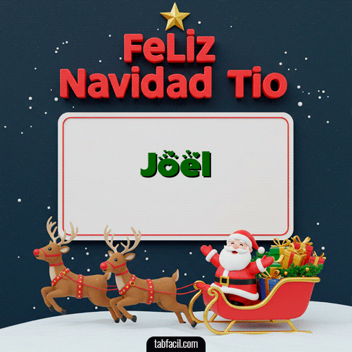 GIF de Joel - Feliz Navidad Tío