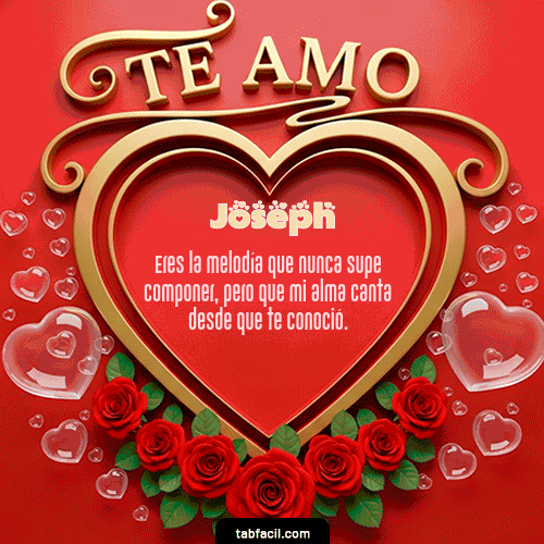 GIF Animado de Feliz Dia Amor para Joseph - Te Amo