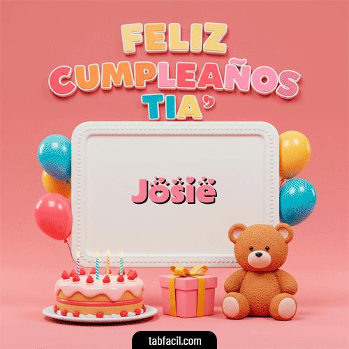 Feliz Cumpleaños Josie GIF