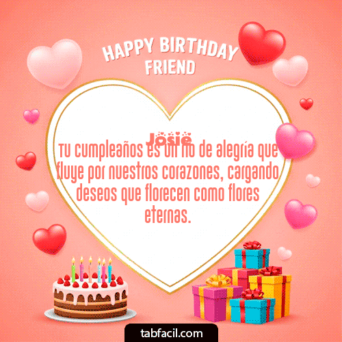 Feliz Cumpleaños Josie GIF