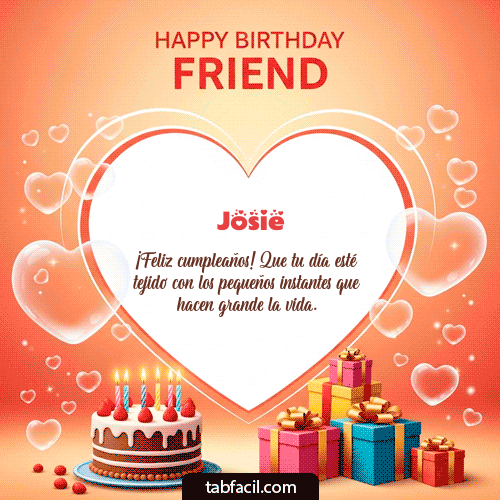 Feliz Cumpleaños Josie GIF