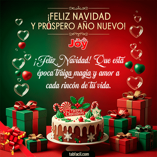 Feliz Navidad Joy GIF