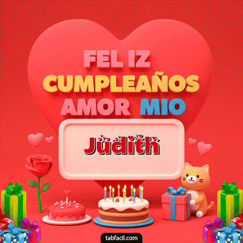 Ver GIF de 💖 Feliz Cumpleaños Amor Mio GIF de Judith - 💖 Feliz Cumpleaños Amor Mio