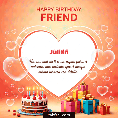 Feliz Cumpleaños Julian GIF