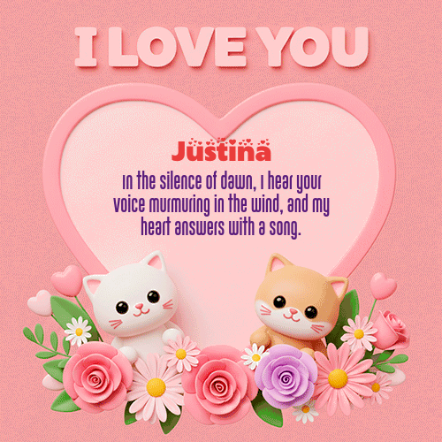 Feliz Dia Amor Justina GIF