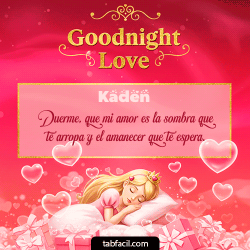 Buenas Noches Kaden GIF
