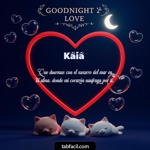 Buenas Noches Kaia GIF