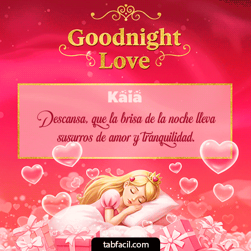 Buenas Noches Kaia GIF