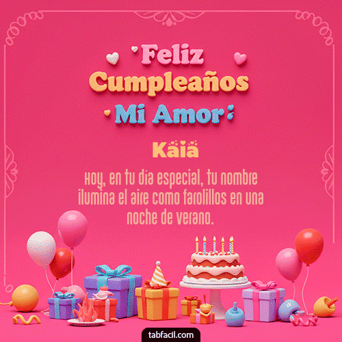 Feliz Cumpleaños Kaia GIF