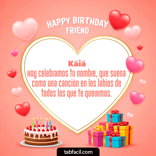 Feliz Cumpleaños Kaia GIF