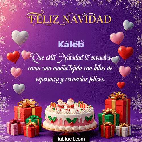 Feliz Navidad Kaleb GIF