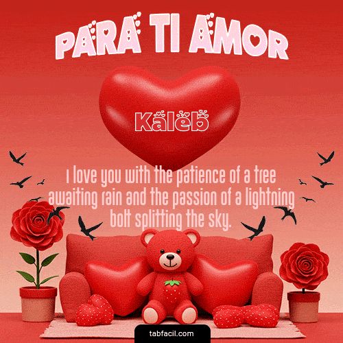 Feliz Dia Amor Kaleb GIF