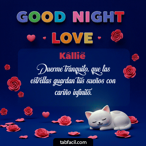 Buenas Noches Kallie GIF