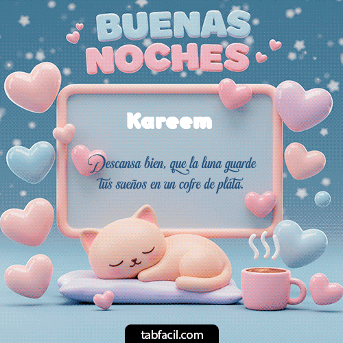 Buenas Noches Kareem GIF