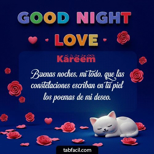 Buenas Noches Kareem GIF