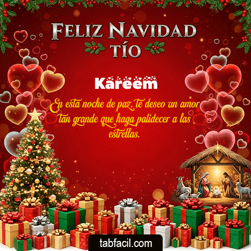Feliz Navidad Kareem GIF