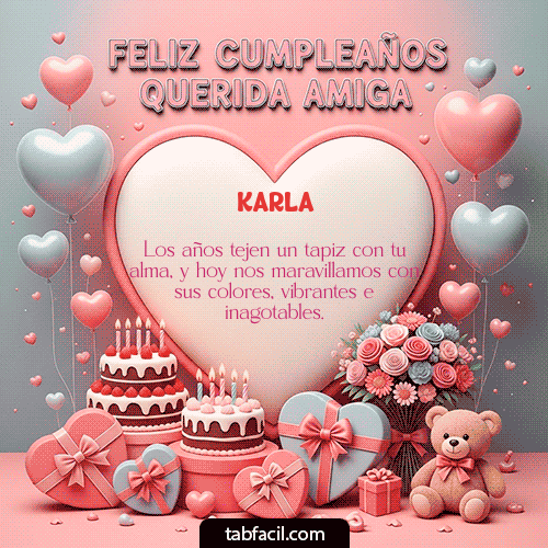 Feliz Cumpleaños Karla GIF