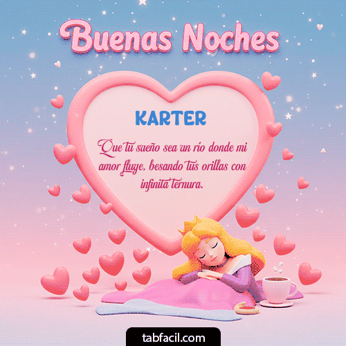 Buenas Noches Karter GIF