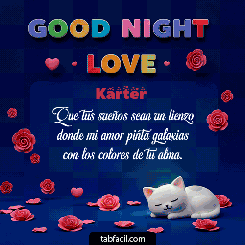 Buenas Noches Karter GIF