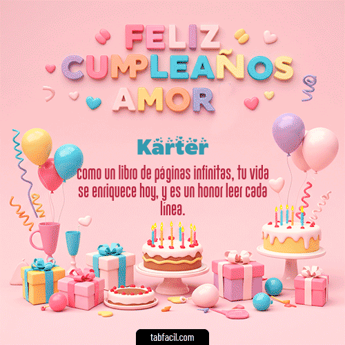 Feliz Cumpleaños Karter GIF