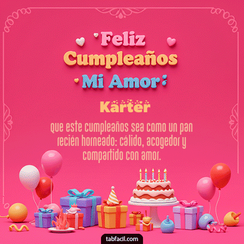 Feliz Cumpleaños Karter GIF