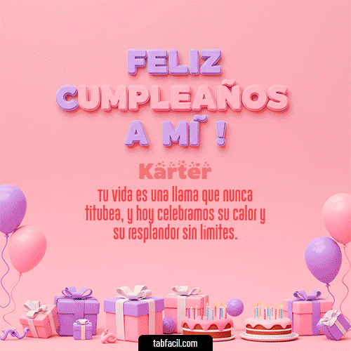 Feliz Cumpleaños Karter GIF
