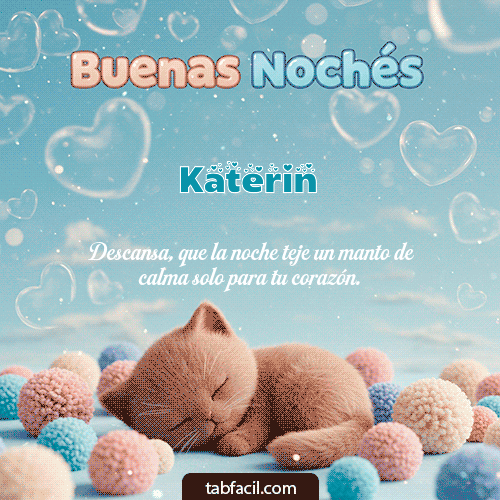 Buenas Noches Katerin GIF