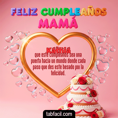 Feliz Cumpleaños Kathia GIF