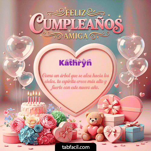 Feliz Cumpleaños Kathryn GIF
