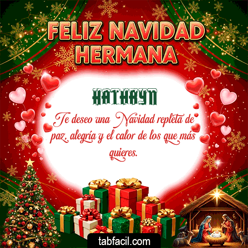 Ver GIF de Feliz Navidad Hermana GIF de Kathryn - Feliz Navidad Hermana