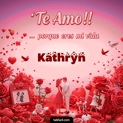 GIF de Kathryn - Te amo, porque eres mi vida