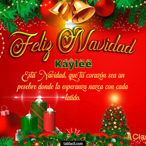 Feliz Navidad Kaylee GIF