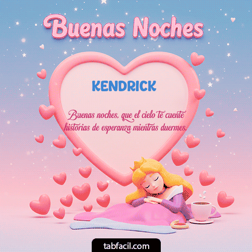 Buenas Noches Kendrick GIF