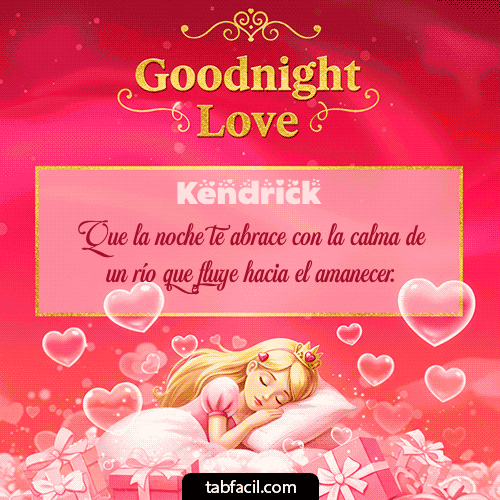 Buenas Noches Kendrick GIF