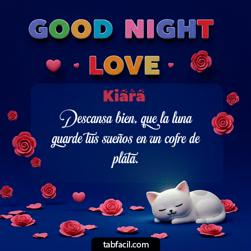 Buenas Noches Kiara GIF