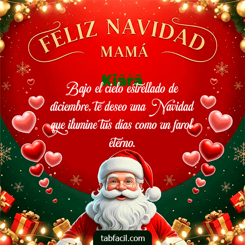 Ver GIF de Feliz Navidad Mamá GIF de Kiara - Feliz Navidad Mamá