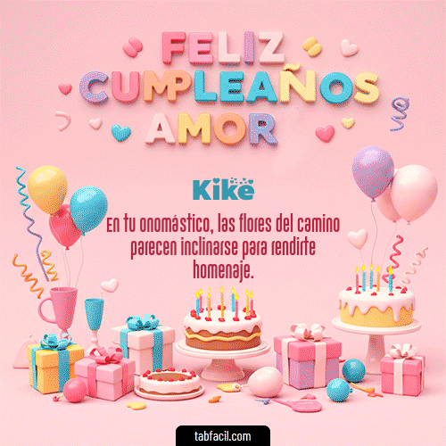 Feliz Cumpleaños Kike GIF