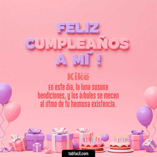 Feliz Cumpleaños Kike GIF